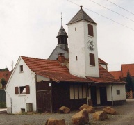 Feuerwehrgerätehaus Osterbrücken im Jahre 1999